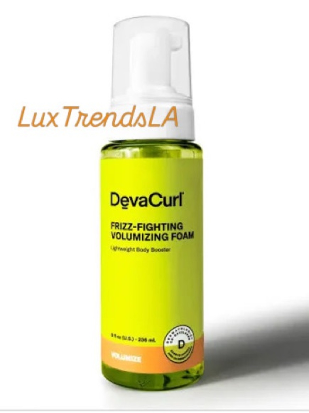 DevaCurl Frizz-Fighting Volumizing Foam -New No Box